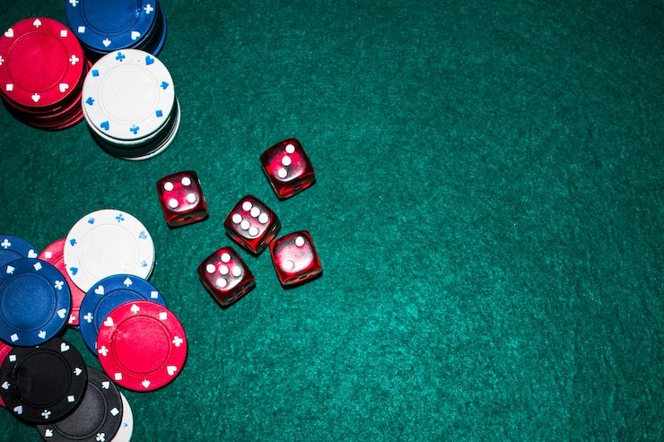 Responsible gaming concept with clock and budget planning elements