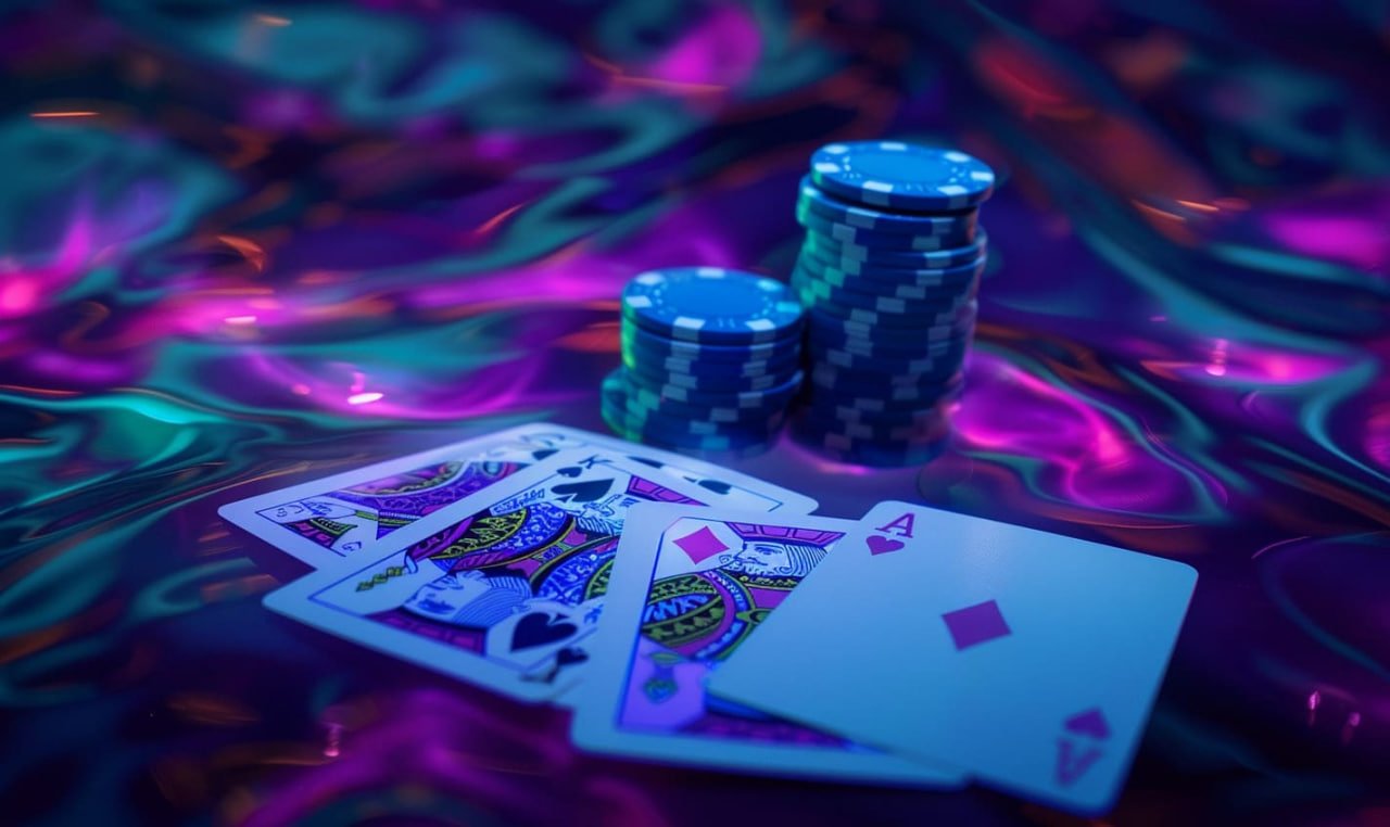 Roulette betting layout showing various chip placements and strategies